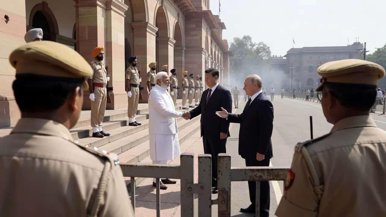 Vladimir Poutine et Xi Jinping à New Delhi pour un sommet des BRICS sous l'ombre des guerres en Ukraine et au Moyen-Orient